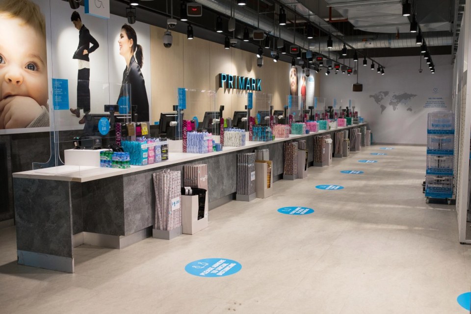 Primark will keep every other till closed to maintain social distancing