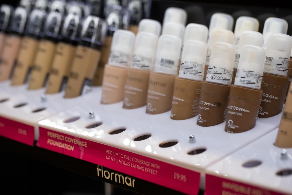 Shoppers can buy make-up but they won't be able to test the shades