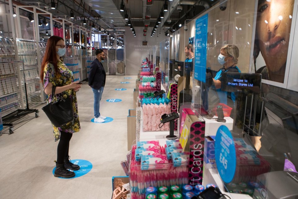 Primark stores will introduce floor markings to ensure shoppers keep a safe distance to each other