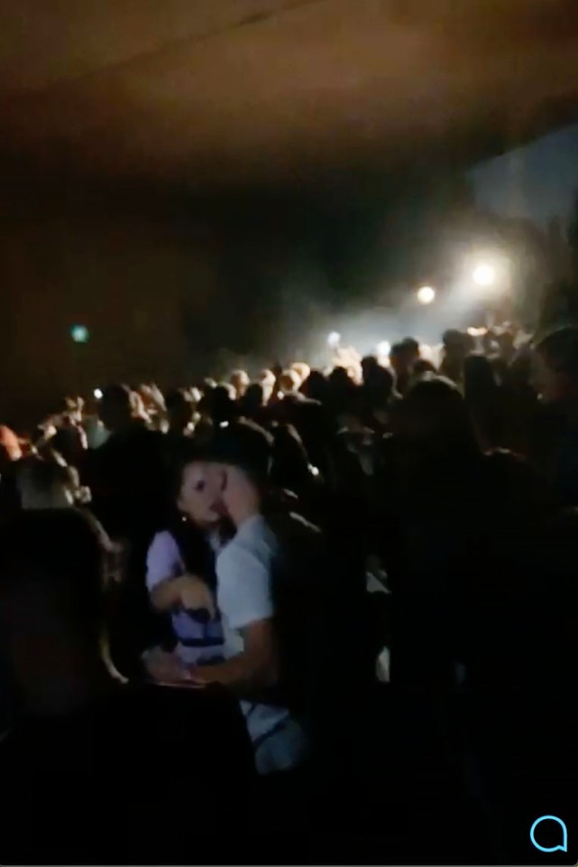  A 'quarantine rave' was broken up by the pole in the early hours on Sunday in Leeds