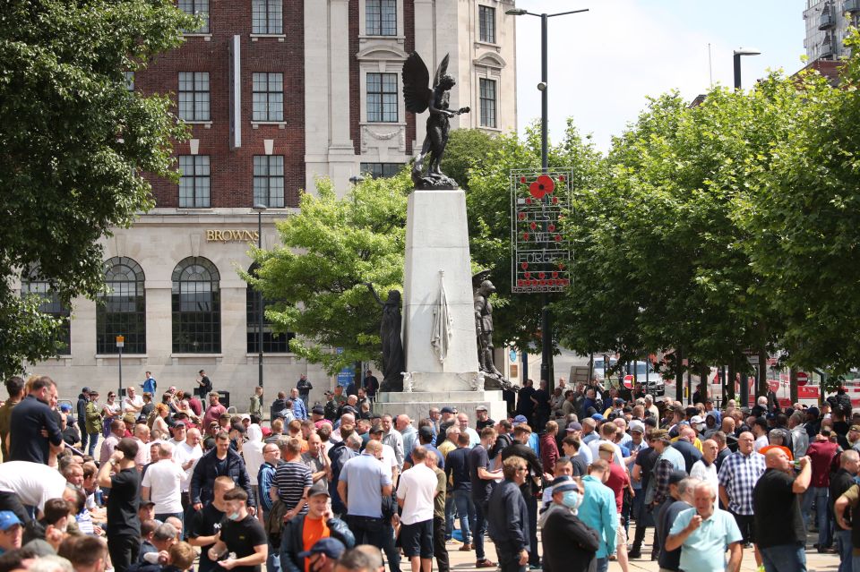  Cops in Leeds have described the atmosphere in the city centre as 'hostile'