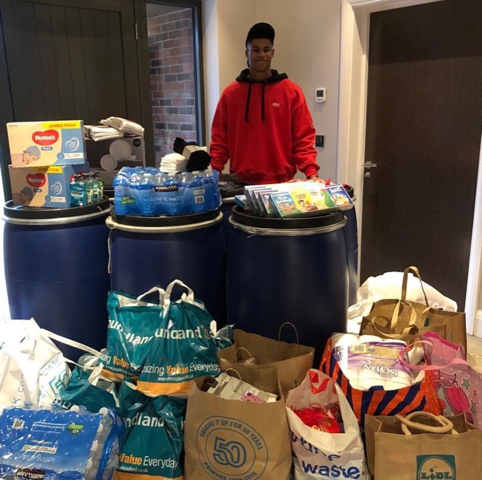 Rashford has raised £20 million to boost food distribution with the charity FareShare