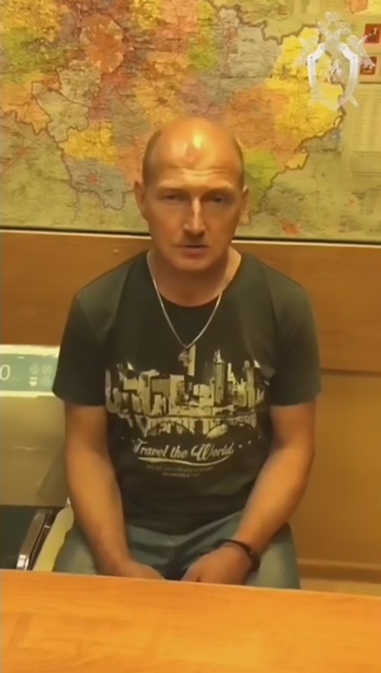 Yazhov made the chilling confessions in video footage of his police interrogation