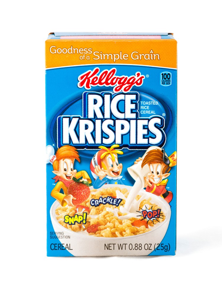 She wanted to know why there were "three white boys" on the front of a Rice Krispies packet