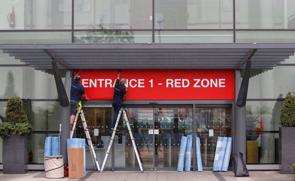  Only verified team members and staff will be able to enter the 'Red Zone'