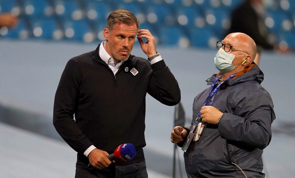  Jamie Carragher was given free roam of the Etihad