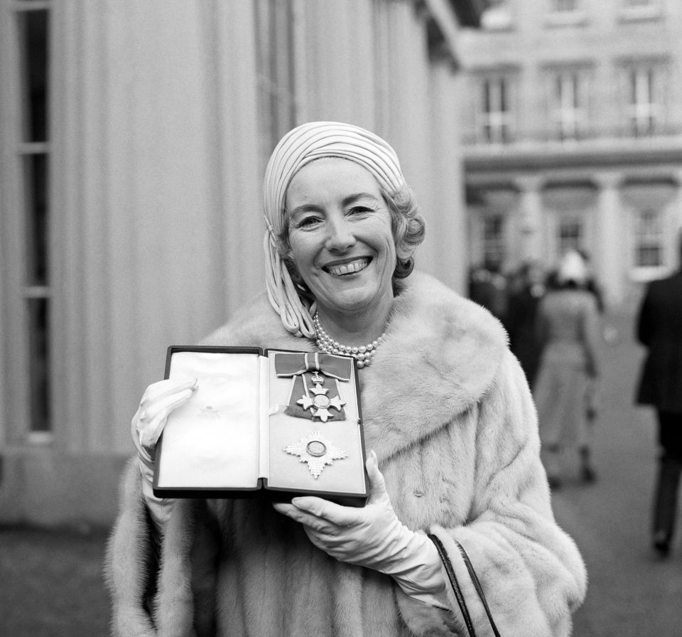 Vera Lynn after being invested a Dame Commander of the British Empire