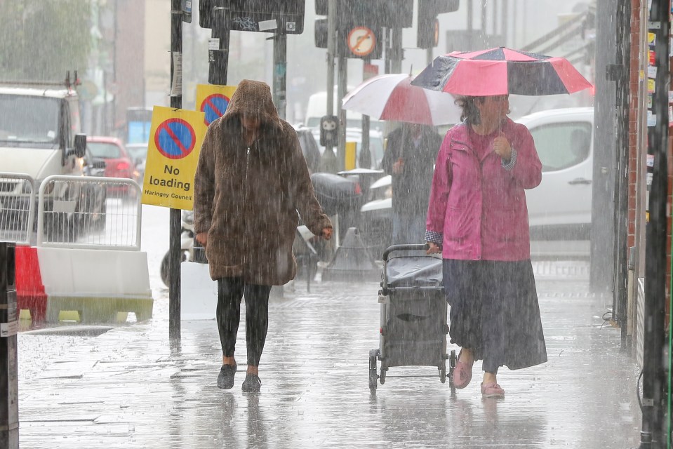  Londoners were caught in the downpours this morning