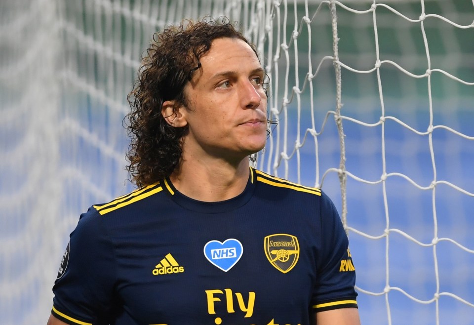  Luiz endured a nightmare return to action on Wednesday evening