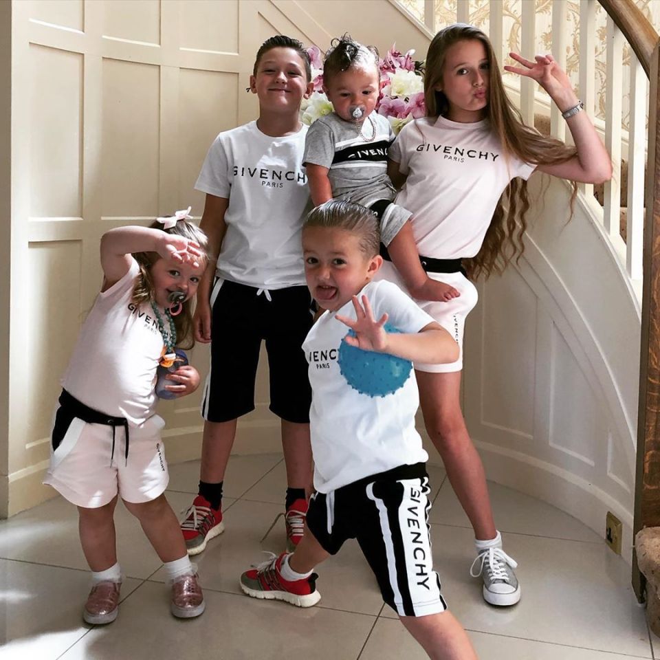 The five Tyson children boast a seriously enviable designer wardrobe