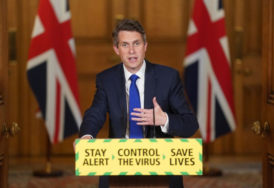 Education Secretary Gavin Williamson is said to be looking at increasing the “bubble” size from its current 15 to 30