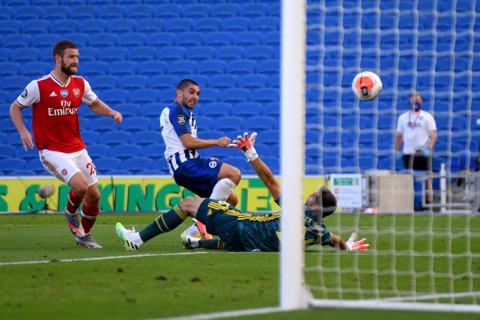  The Seagulls star found the net in stoppage time to secure three points for the home side