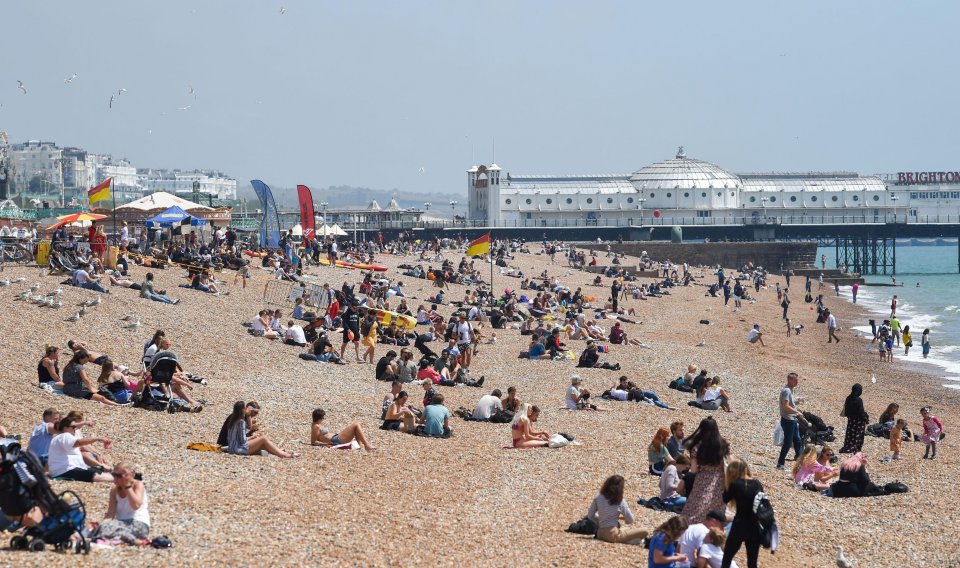 The reopening of hotels and holiday parks could see Brits enjoy trips to places like Brighton beach