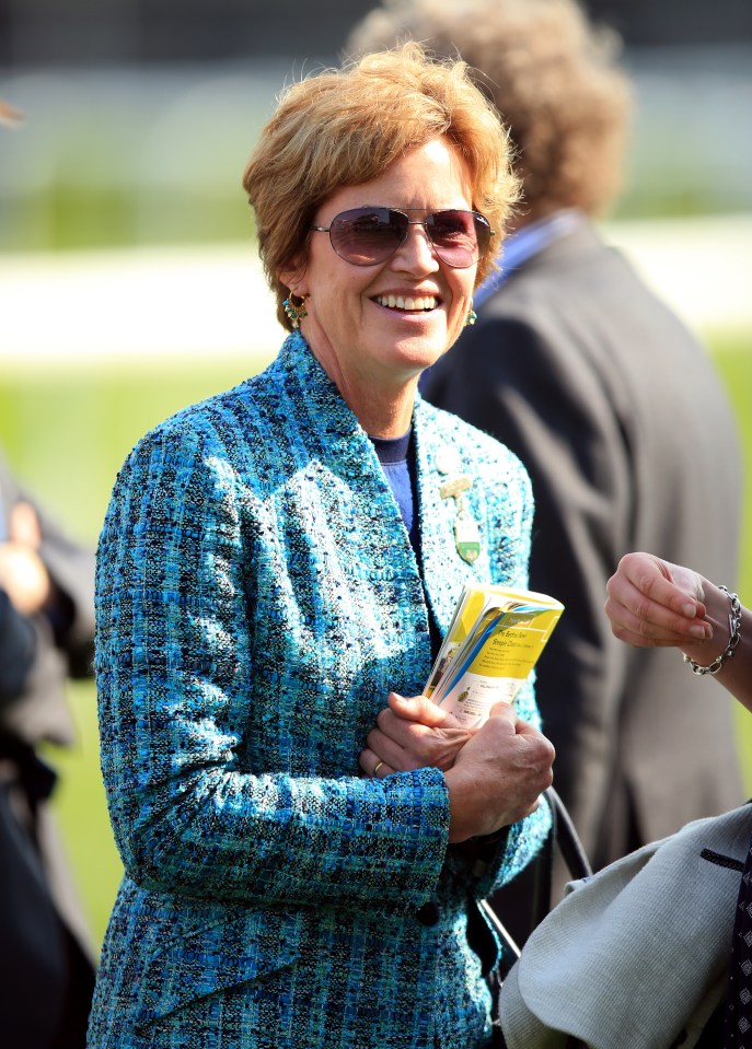 Rose at the Grand National in 2015 - she was the chairman of Aintree Racecourse