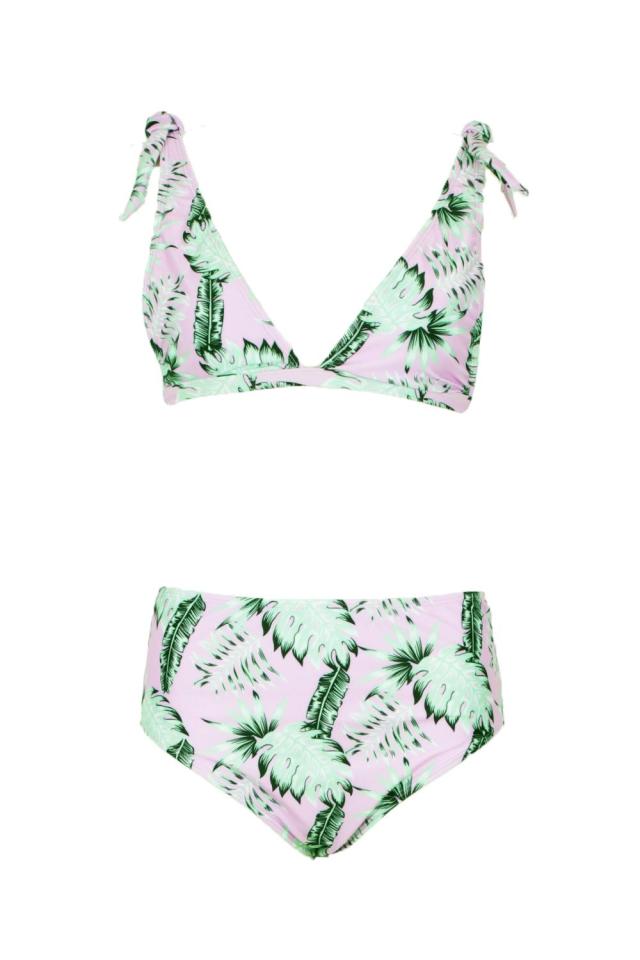 Busy prints are a great way to make your bikini look bold