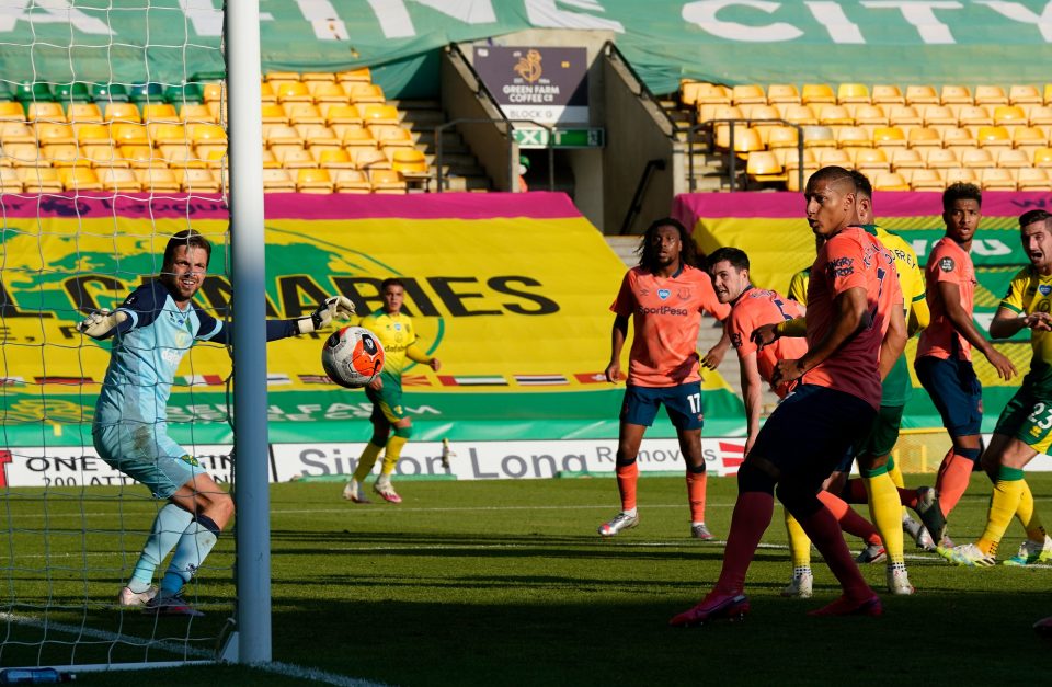  Michael Keane netted Evertons winner against Norwich