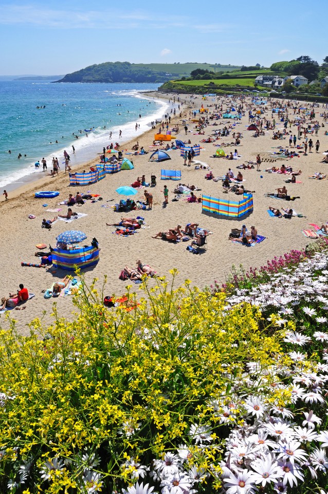 A warning has been issued after sewage washed up at five Cornwall beaches, including Gyllyngvase beach 