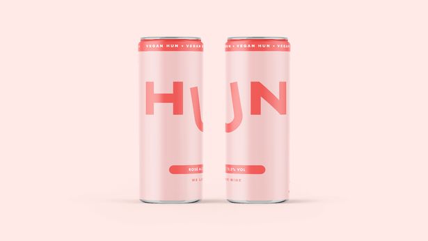 Hun rosé wine in a tin costs £2.50 at Tesco 