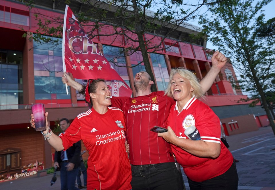 Joyous Liverpool fans get the party started 