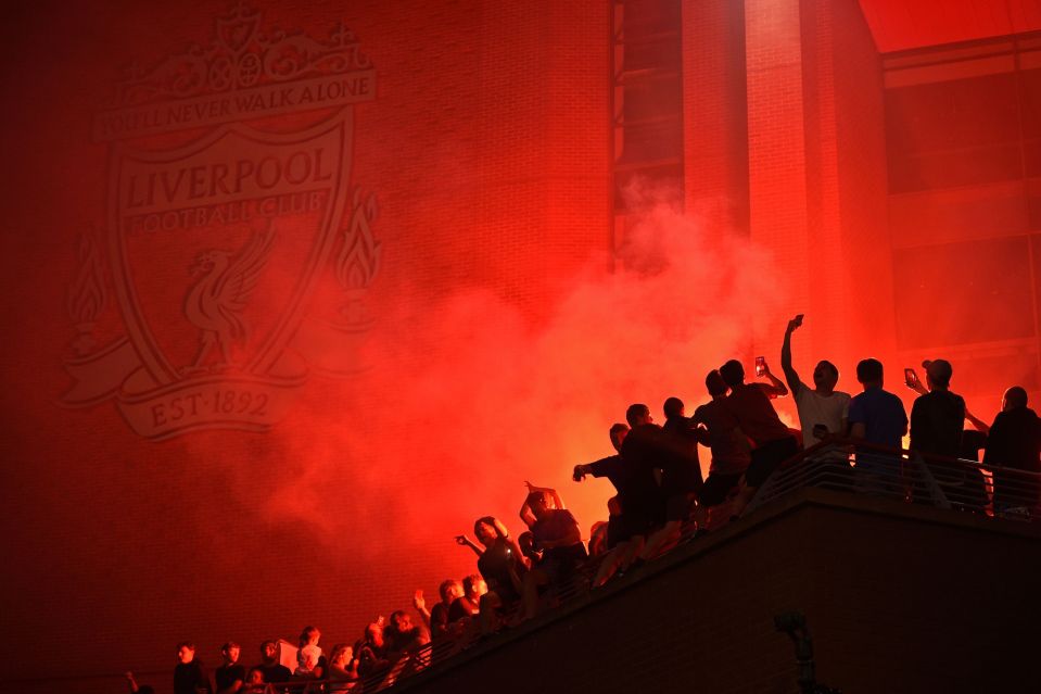 There was a party atmosphere in Liverpool tonight