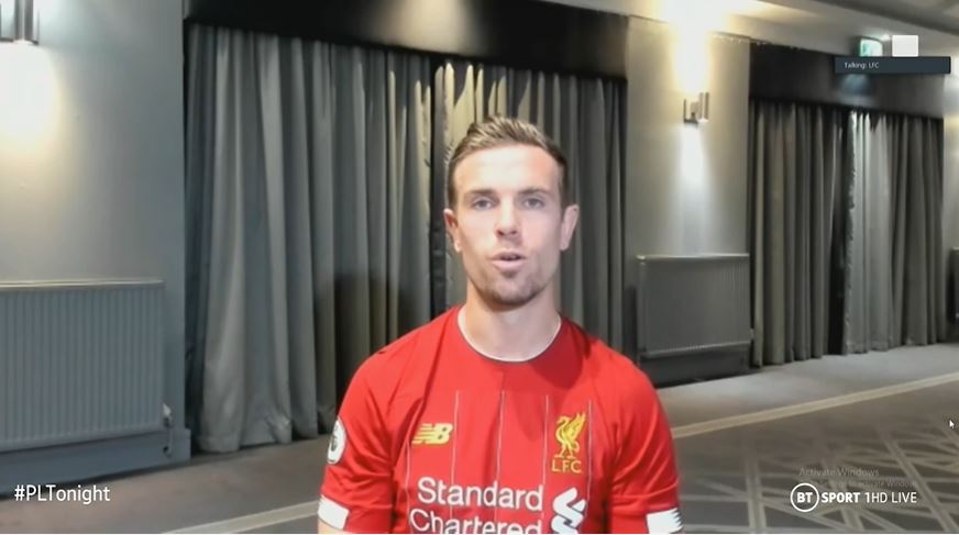 Liverpool captain Jordan Henderson, who lifted the European Cup last May