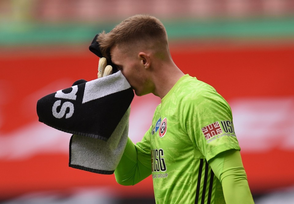  Sheffield United were on the verge of taking Arsenal into extra time until Dani Ceballos slotted the Gunners' winner past Dean Henderson (pictured above).