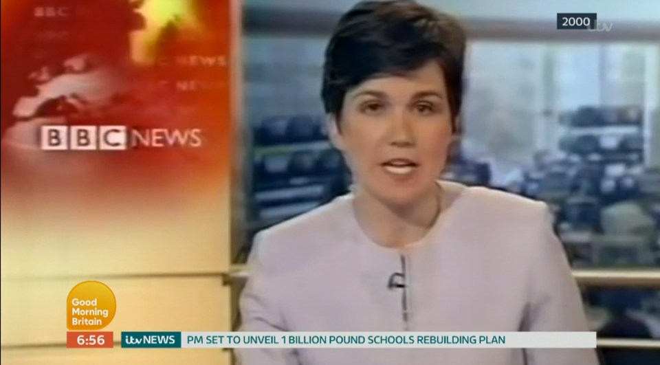  The clip was of Susanna Reid's first TV appearance from 20 years ago