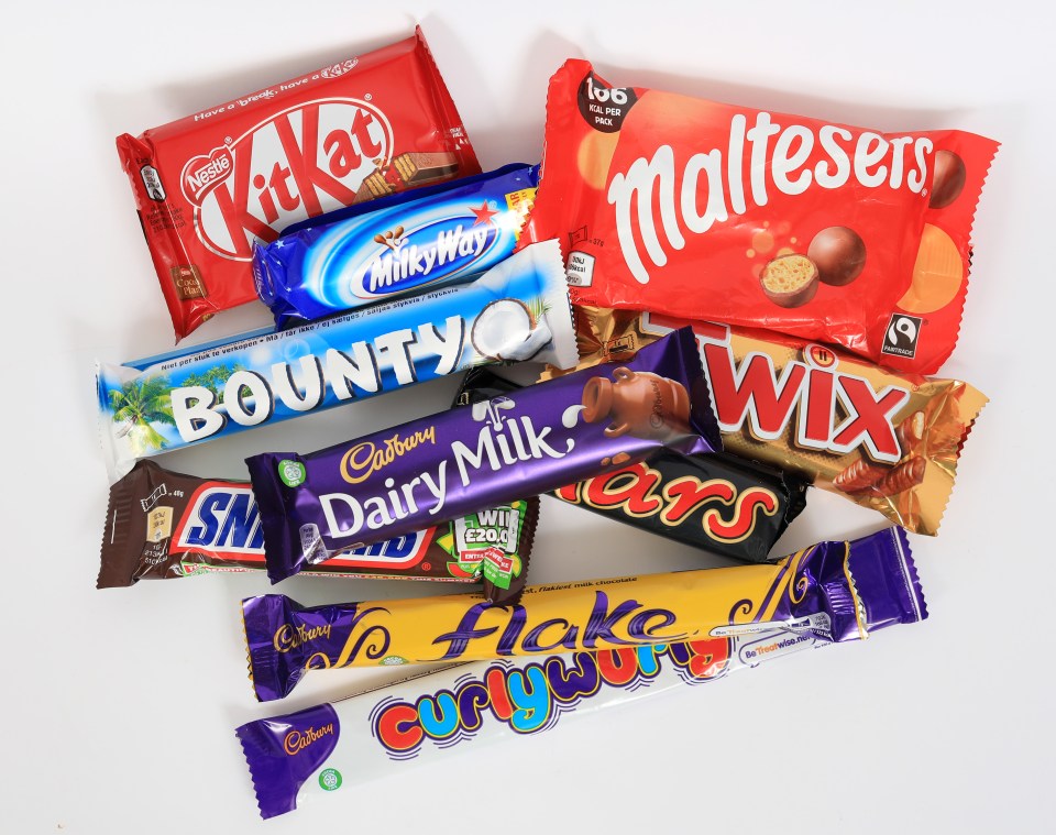 Confectionery brands will have to reduce the bars to below 100 calories after Boris Johnson vowed to crack down on obesity