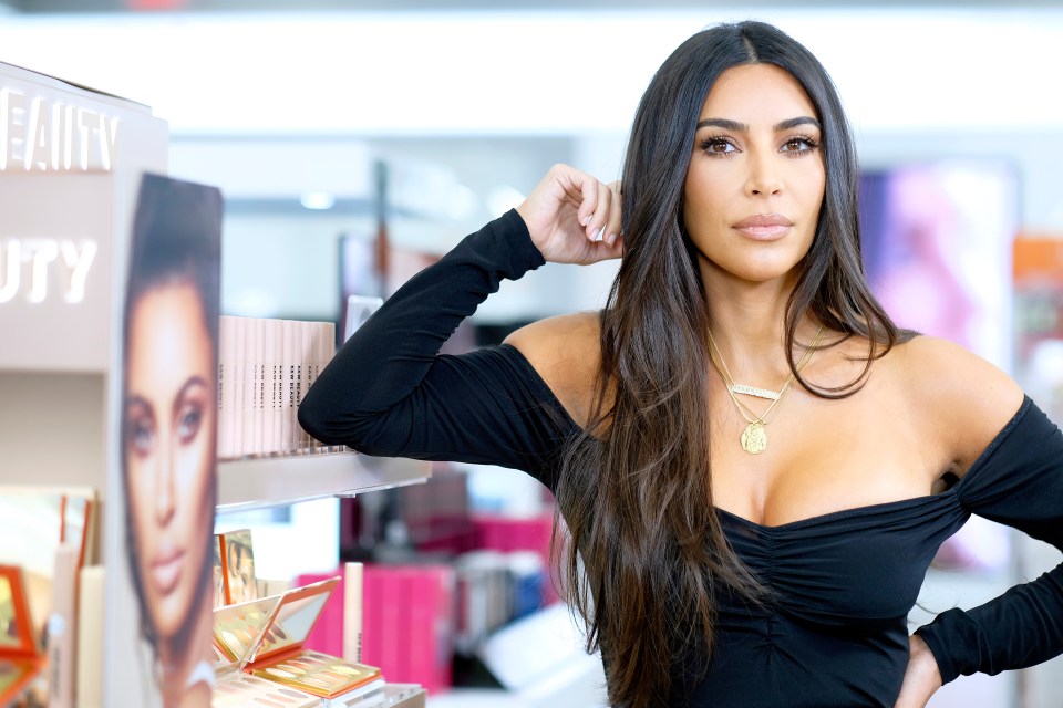 Kim sold KKW Beauty to Coty for around £200million