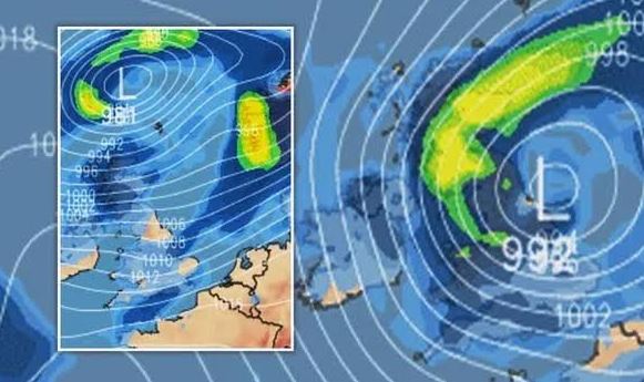 Heavy rain and wind is forecas to create a horror show in the UK