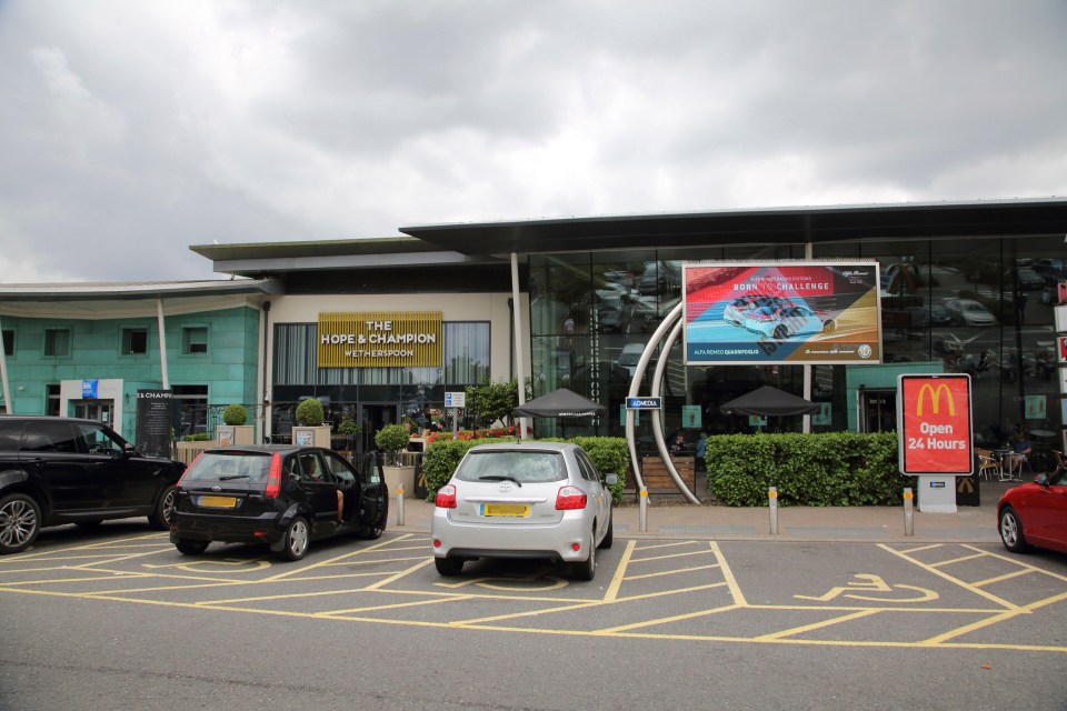  Beaconsfield Service Station on M40 Buckinghamshire England