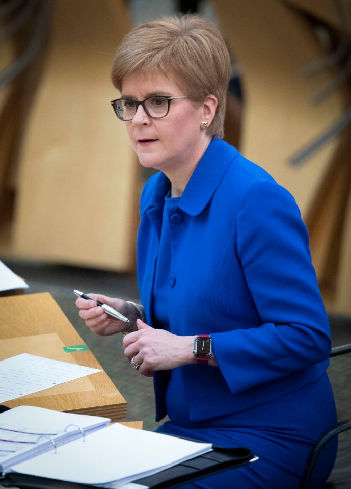  Nicola Sturgeon announced a five-level restrictions system in Scotland