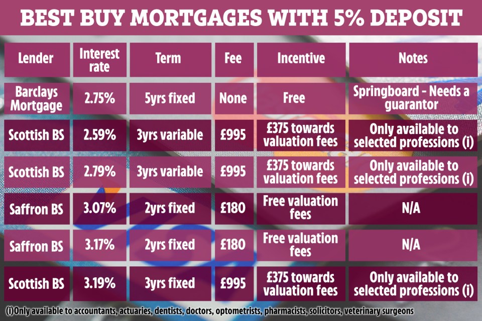 There are only limited options available for first-time buyers looking to take out 95 per cent loans