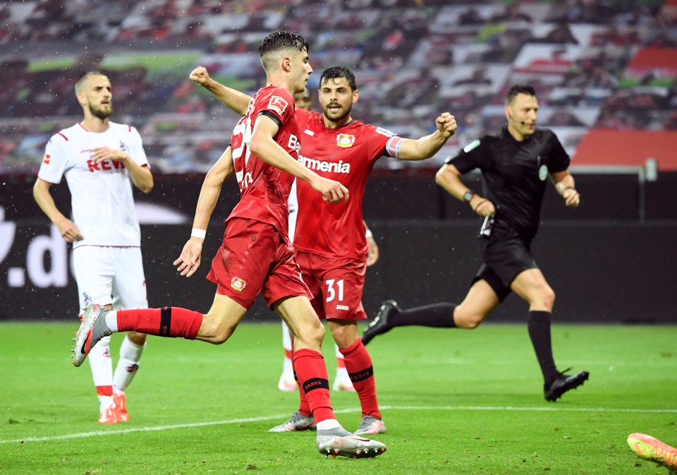  Kai Havertz's goal has made him the youngest player to score 36 goals in the Bundesliga