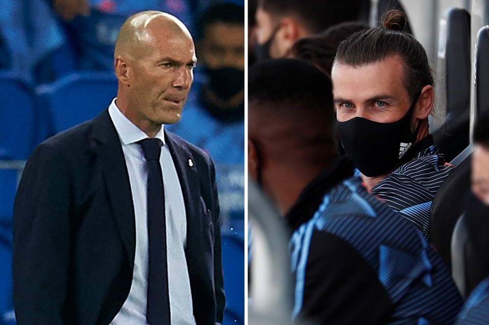  Zidane and Bale are thought to be having a tough time of it in Madrid