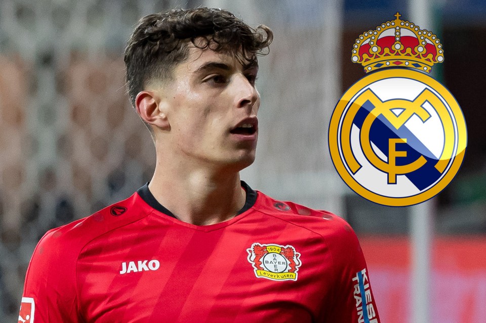  Real Madrid made a bid of around £71m for Kai Havertz with the offer of loaning him back to Bayer Leverkusen for next season but were turned down