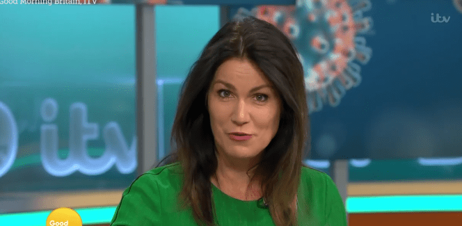  Susanna Reid revealed she's kept teetotal through the whole of lockdown