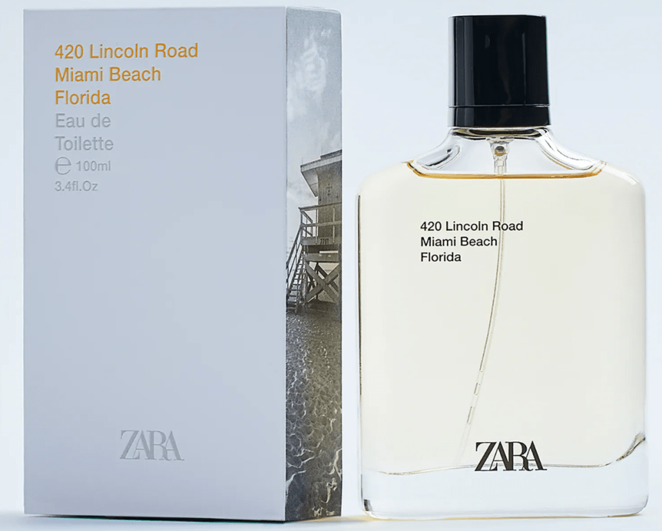 While Zara is selling the 100ml fragrance bottles for £6.99