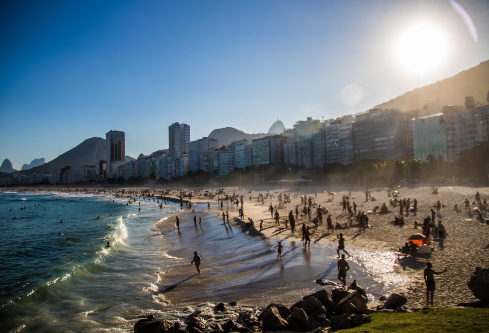 Brazil is another 'red' country due to its high number of coronavirus cases