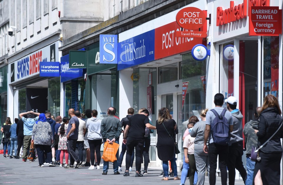 Anyone wanting to shop at the store had to show their NHS ID