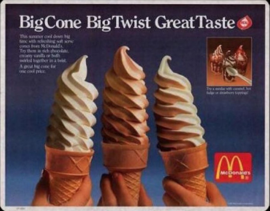  The towering cones were a highlight after your burgers and fries