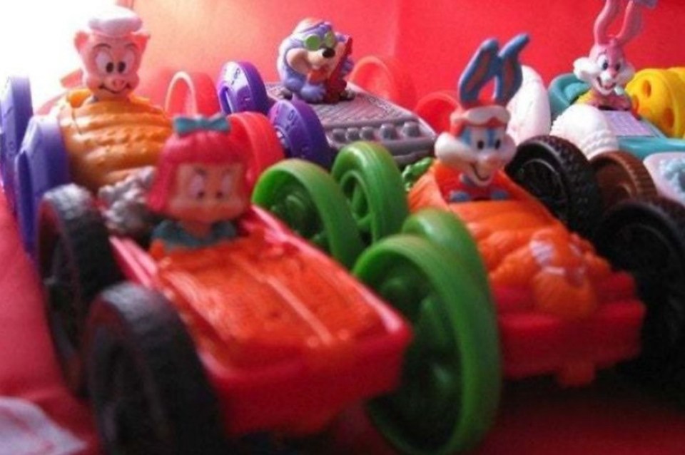  McDonalds also had Tiny Toons, the popular 90s cartoon series, racing toys as part of its Happy Meal