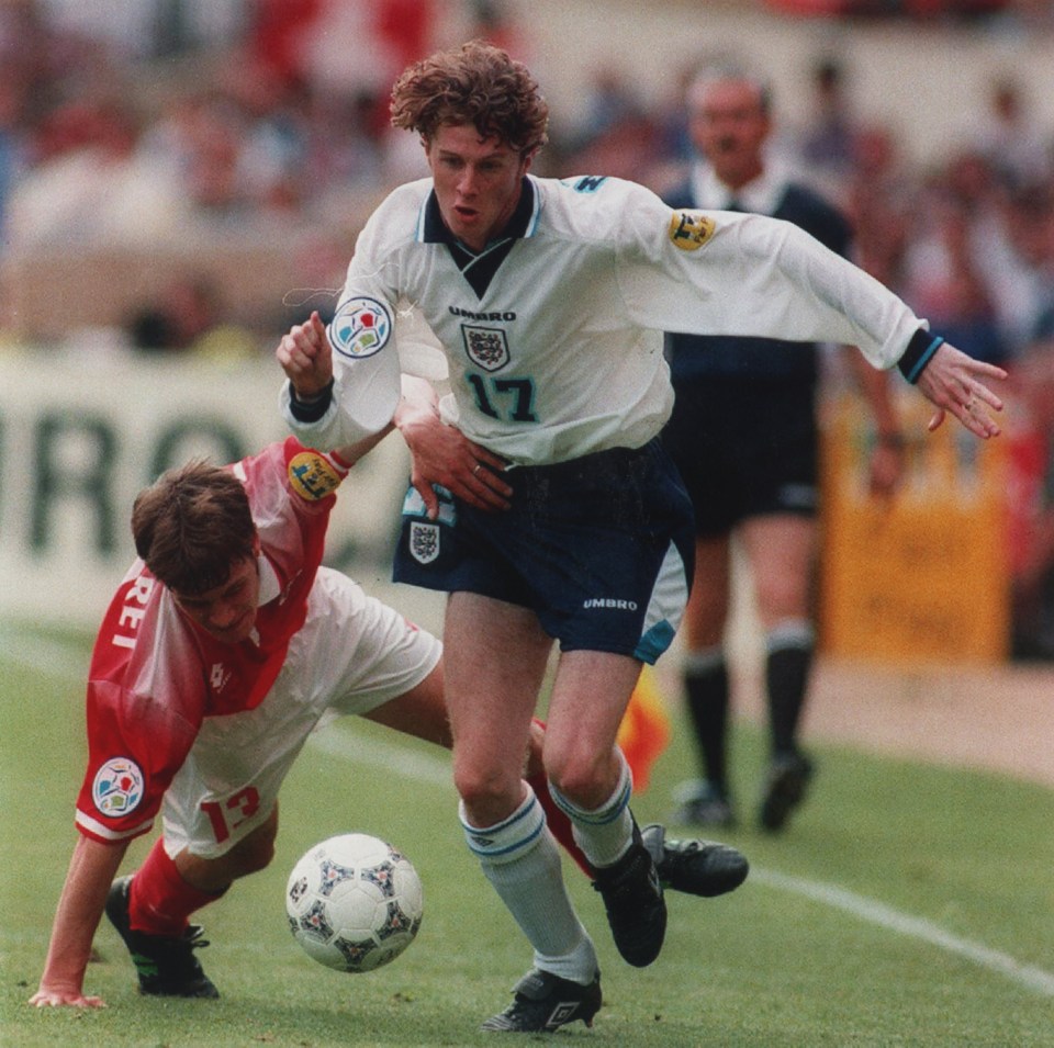 Steve McManaman was England’s star man on the left