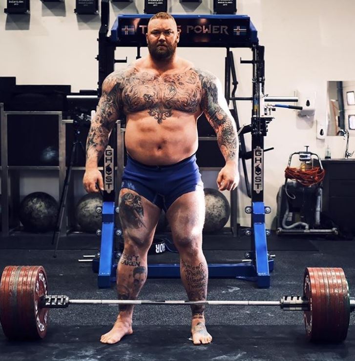  He sported a much fuller figure when deadlifting huge weights