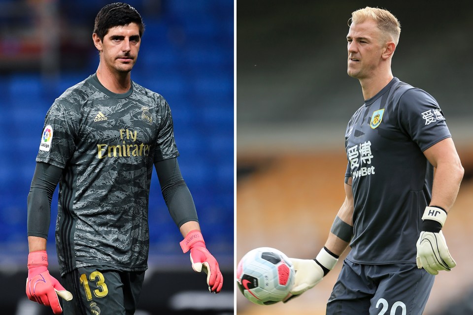  Joe Hart joked that Real Madrid get Thibaut Courtois out and bring him in