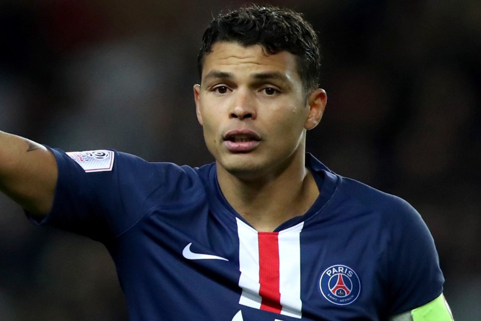 Brazilian defender Thiago Silva has been linked with a summer switch to Arsenal