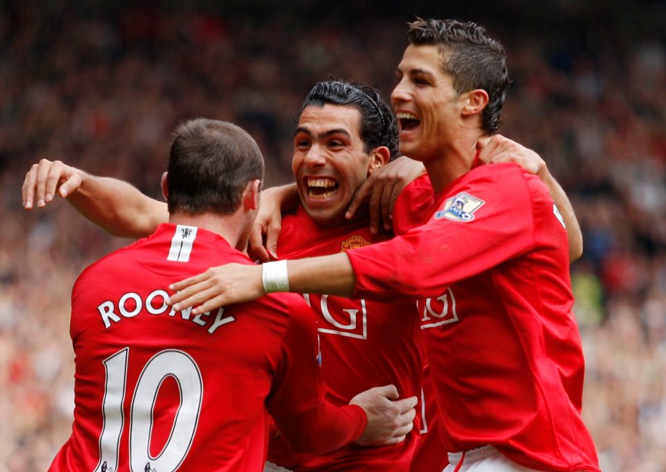  Man Utd fans can dream of a new front-three like Rooney, Ronaldo and Tevez in 2007-08