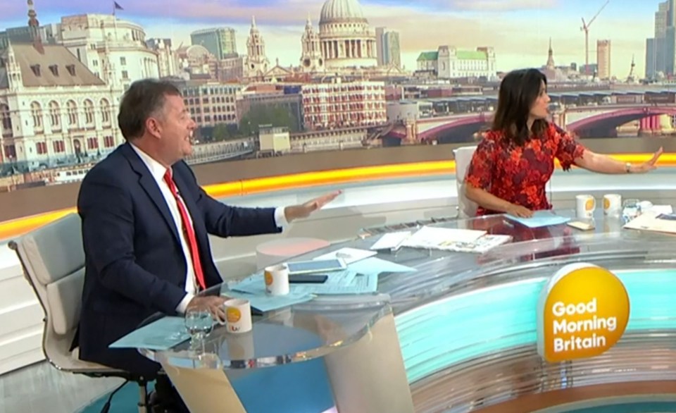 Susanna apologised to viewers on behalf of Piers