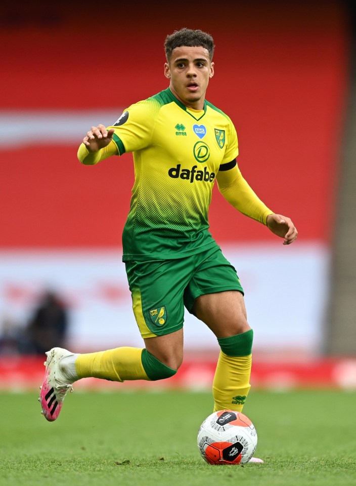 Norwich defender Max Aarons could be set for a move to Spurs