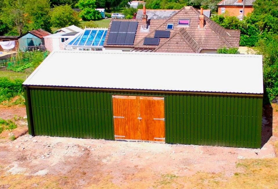 The 77-year-olds are furious at the steel barn now blocking their view